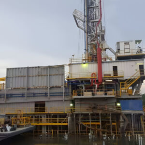 Swamp Barge Drilling Rig 4